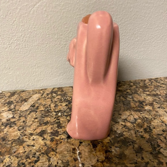 Vintage USA scaredy cat pink pin cushion pottery - Picture 3 of 8